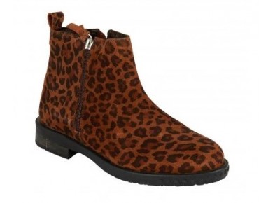 Adesso MYA Leopard zipped ankle boot